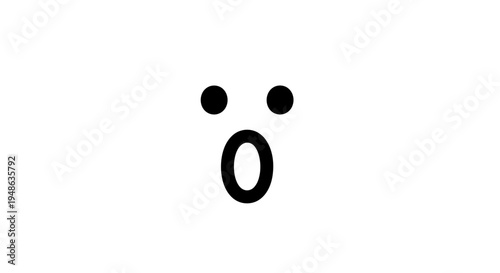 Surprised Face Emoji, Shocked Expression, Wow Emotion, Astonished Eyes, Open Mouth O
