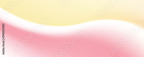 Flowing color curve shape with soft gradient vector abstract background, relaxing and tranquil art, ease and tranquil image.