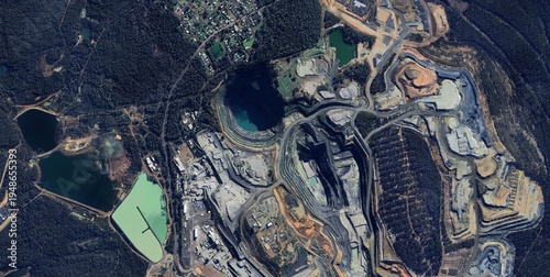 Greenbushes Lithium Mine Aerial View, Western Australia