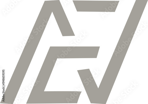 Modern NE Letter Logo Design Minimal Monogram Business Branding Icon