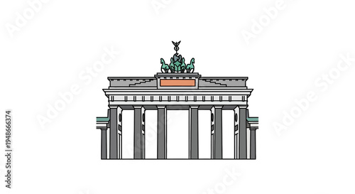 Brandenburg Gate Architectural Icon Berlin.