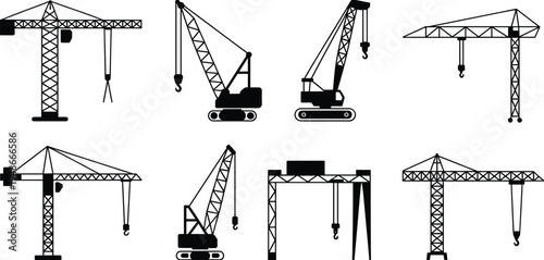 crane, construction, machinery, equipment, lifting, industrial, engineering, building, tower crane, mobile crane, construction site, heavy 