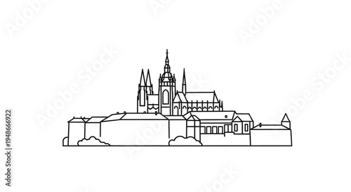 Cathedral Architecture Gothic Style Building.