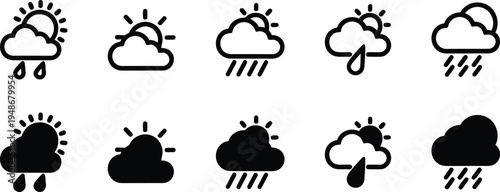 Weather forecast icons