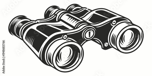a pair of binoculars Vector