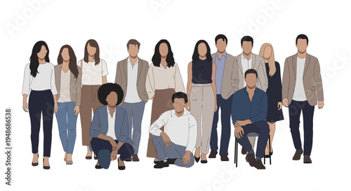 Diverse Group of People.