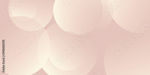 Abstract background with soft beige circles. The beige background has a smooth texture, creating a calming and elegant atmosphere. Background with copy space eps 10