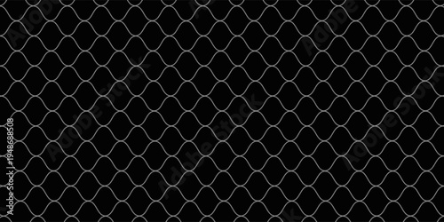 Net pattern. Rope net vector silhouette. Soccer, football, volleyball, tennis and tennis net pattern. Fisherman hunting net rope texture or pattern.