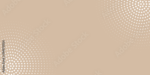 Ecru grain paper texture. Vintage textured background with dots, speckles, specks, flecks and particles. Craft repeating wallpaper. Natural cream grunge surface background. Vector backdrop