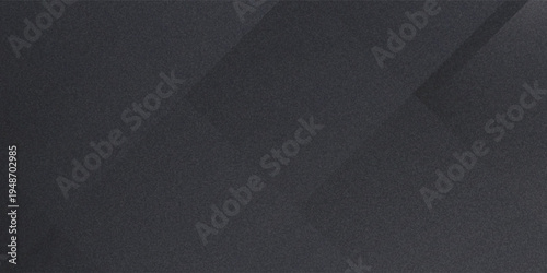 Black background with abstract 3d shape. Minimal concept design. Vector illustration