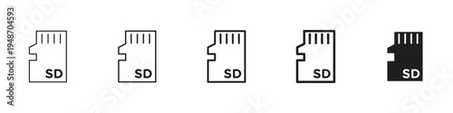 Sd card icon