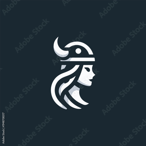 Viking Girl Logo