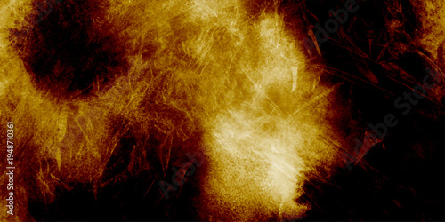 Abstract black and brown fantasy watercolor background abstract fire flame grunge texture background .Old vintage grunge pattern distressed bright red paper .decorative pattern background	