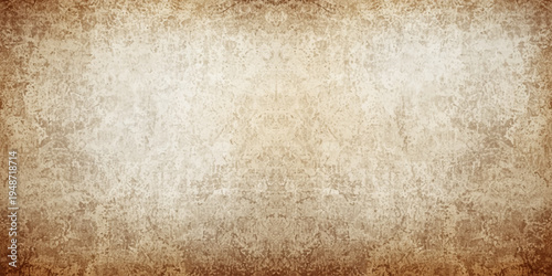 A vintage brown paper background featuring an aged grunge texture and a stained, worn parchment pattern with a dark sepia antique design