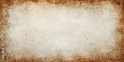 A seamless vintage parchment pattern featuring an aged brown grunge paper texture with a stained sepia finish and worn antique design on a blank textured sheet