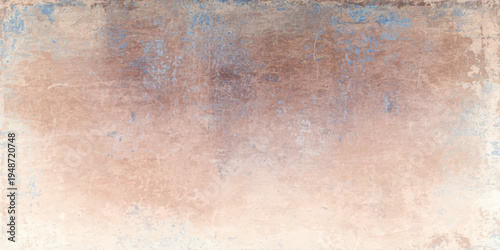 A worn vintage parchment surface with a stained brown grunge texture and aged antique paper design creates a blank ancient backdrop for art