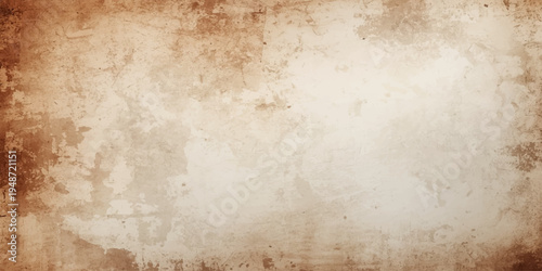 A high-quality vintage background featuring stained brown parchment and an old grunge paper texture with an aged, antique aesthetic for retro art design