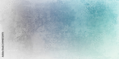 An abstract blue grunge background features a textured paper wall design with dark paint patterns and vintage smoke art over a rough water surface