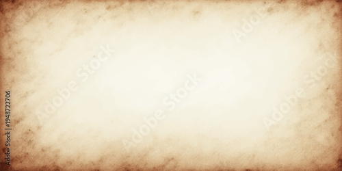 A blank vintage parchment texture featuring aged brown paper with a grungy sepia surface and antique stains provides an ancient retro background with ample copy space for design