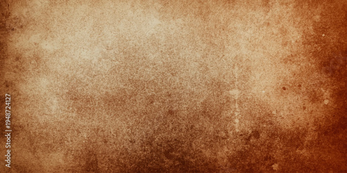 A vintage brown leather texture background with a stained, grungy parchment pattern creates an aged antique surface perfect for a rustic retro design backdrop