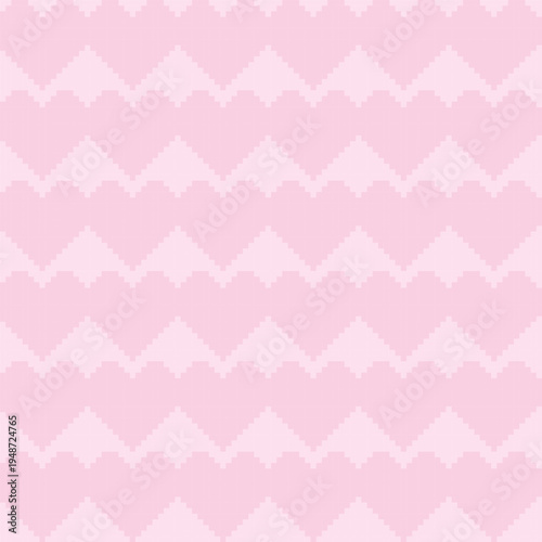 Zigzag Knitwear Pattern Pink Fashion Textile Design