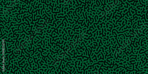 Turing reaction diffusion monochrome seamless pattern with chaotic motion . Natural seamless line pattern. Reaction-diffusion or truing pattern formation. abstract truing organic