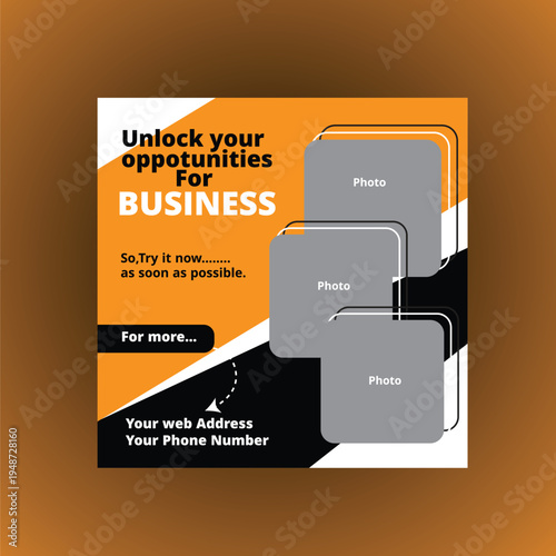 Social media post design