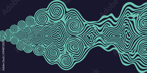 pulse,emerald,structured background flat design for data visualization layer vector graphic for fintech dashboard