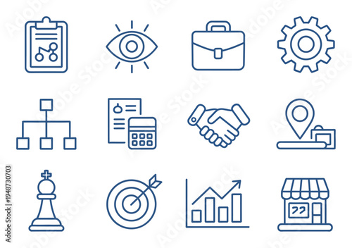 Business and Finance Set: Strategy, Vision, and Growth