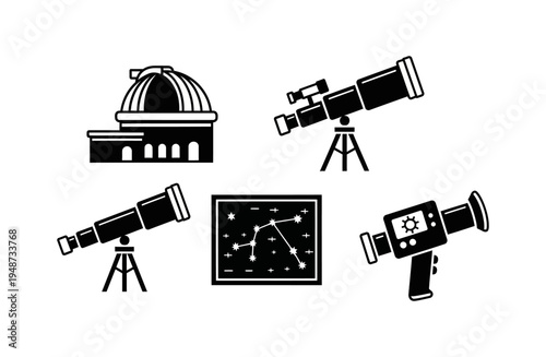 Exploring the cosmos through iconic observatory structures, powerful telescopes, and celestial constellation maps for astronomical discovery and stargazing experiences