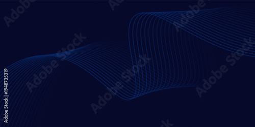 Premium background design with diagonal dark blue line pattern. abstract dark blue background. wavy lines background.