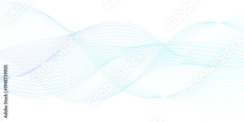 blue wave curve lines banner background design. Digital frequency track equalizer. Stylized line art background. modern soft luxury texture with smooth and clean vector subtle background illustration