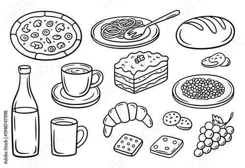 A Collection of Delicious Food and Drink