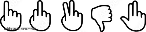 Collection of Hand Gestures and Cursor