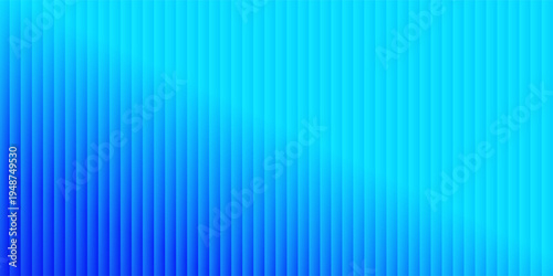 Abstract vertical blue light bar pattern background with glowing cyan center, creating a vibrant digital sound wave or equalizer effect, isolated on