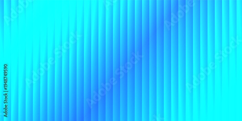 Abstract vertical blue light bar pattern background with glowing cyan center, creating a vibrant digital sound wave or equalizer effect, isolated on
