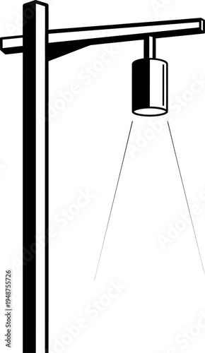 A black and white diagram of a pulley system with a weight hanging from it
