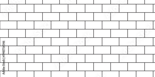 Urban abstract pavement floor and wall white structure brick wall row wallpaper texture design.