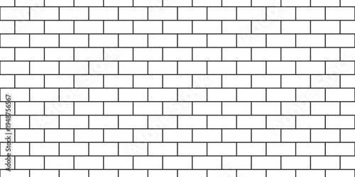 Urban abstract pavement floor and wall white structure brick wall row wallpaper texture design.