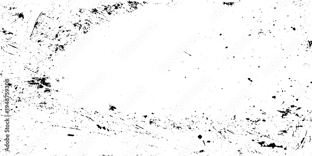 Obraz premium Abstract Vector Noise Texture with Small Debris and Dust Particles, Distressed Fine Grain Grunge on White Background.