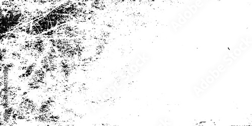 Abstract Grunge Texture Overlay Vector with Irregular Distressed Elements, Monochrome Rough Background for Vintage Design.