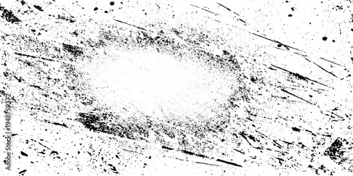 Vintage Distressed Paper Texture with Rough Scratches, Dirty Grain and Worn Grunge Background for Artistic Design.