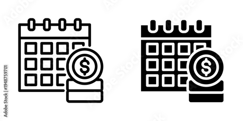 pay day icon, element icon for design branding, print, and digital media