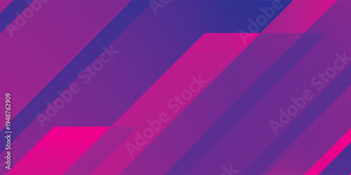 Vibrant Abstract Geometric Shapes in Purple and Pink Gradient.