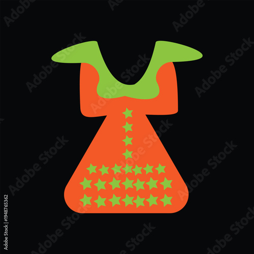 Woman dress fashion silhouettes set, large pack of vector silhouette design