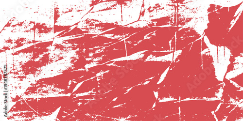 Abstract Textured Red Grunge Overlay a bold, distressed texture with a captivating grunge effect, ideal for adding a touch of grit and visual interest.