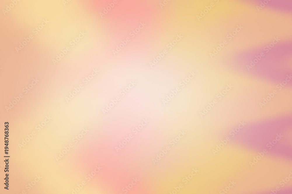 Obraz premium Abstract soft pastel peach pink orange yellow gradient background blur