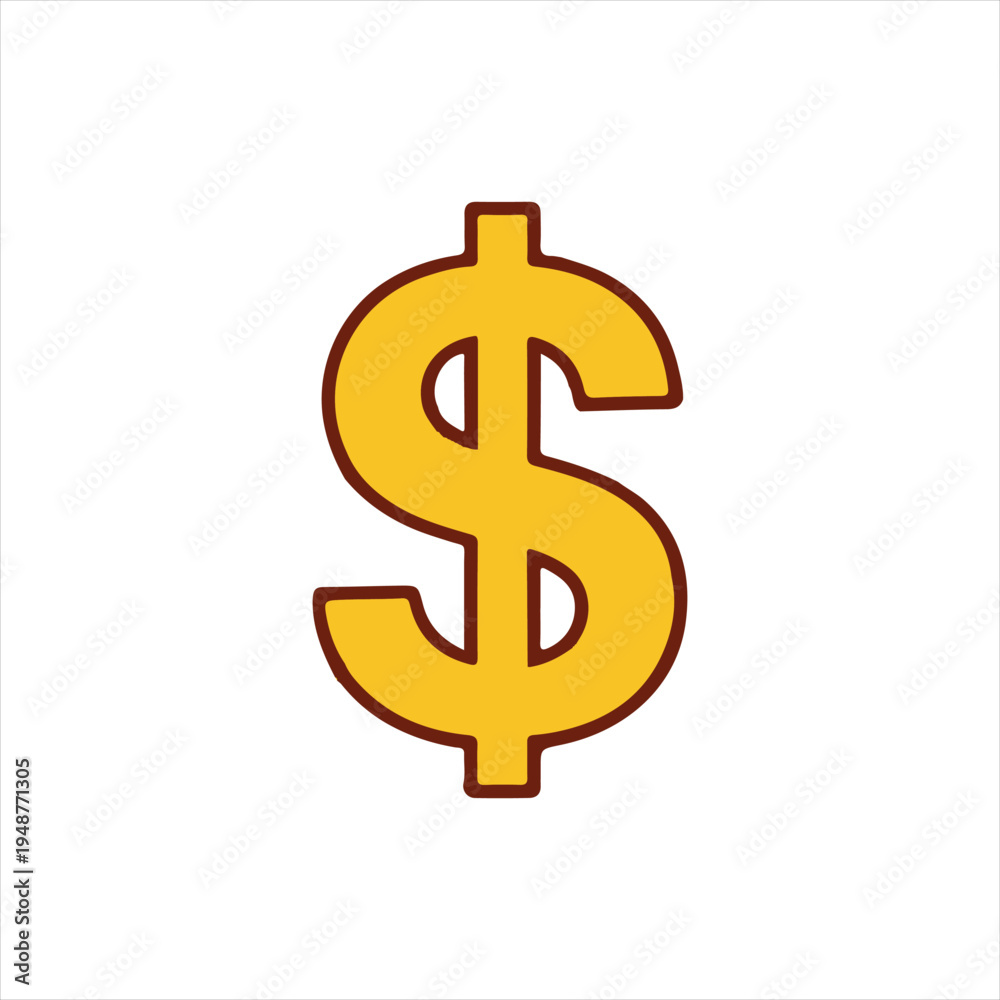 Obraz premium dollar sign