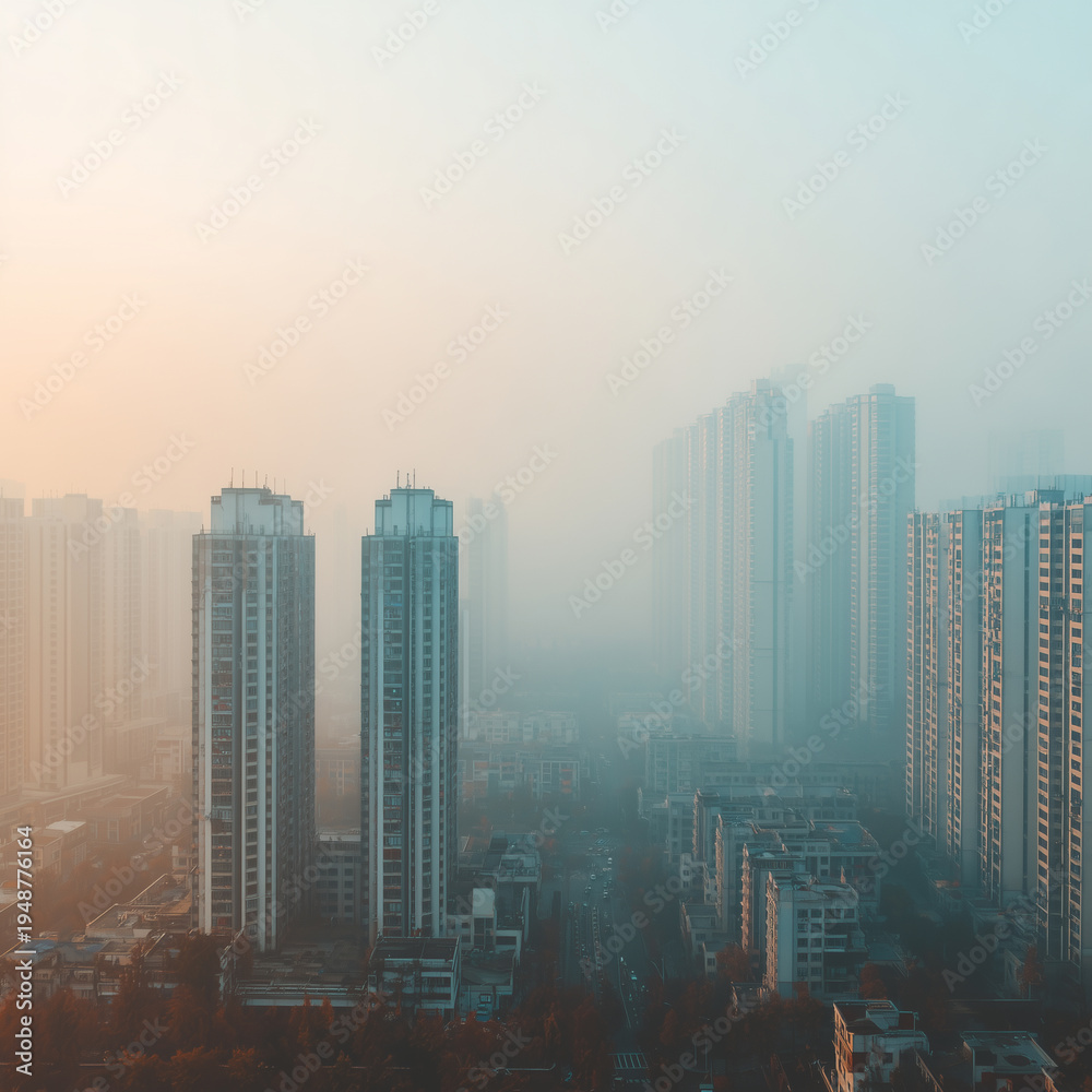 Obraz premium Apartment air pollution