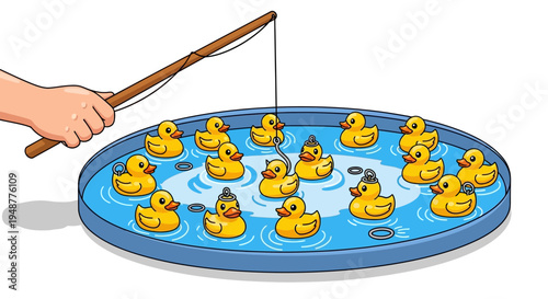 Fishing for Rubber Ducks Game